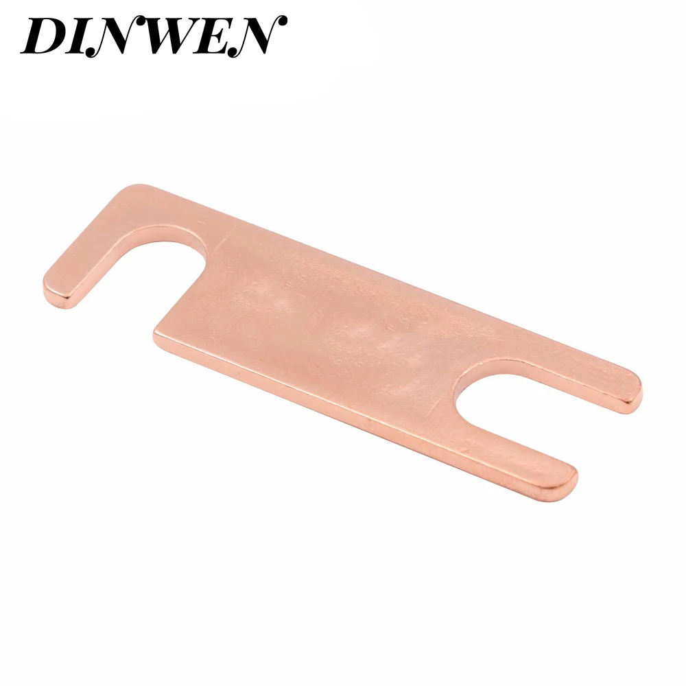 Параллельная Соединительная пластина из чистой меди для Hi-Fi-звука диаметром 50x15x2