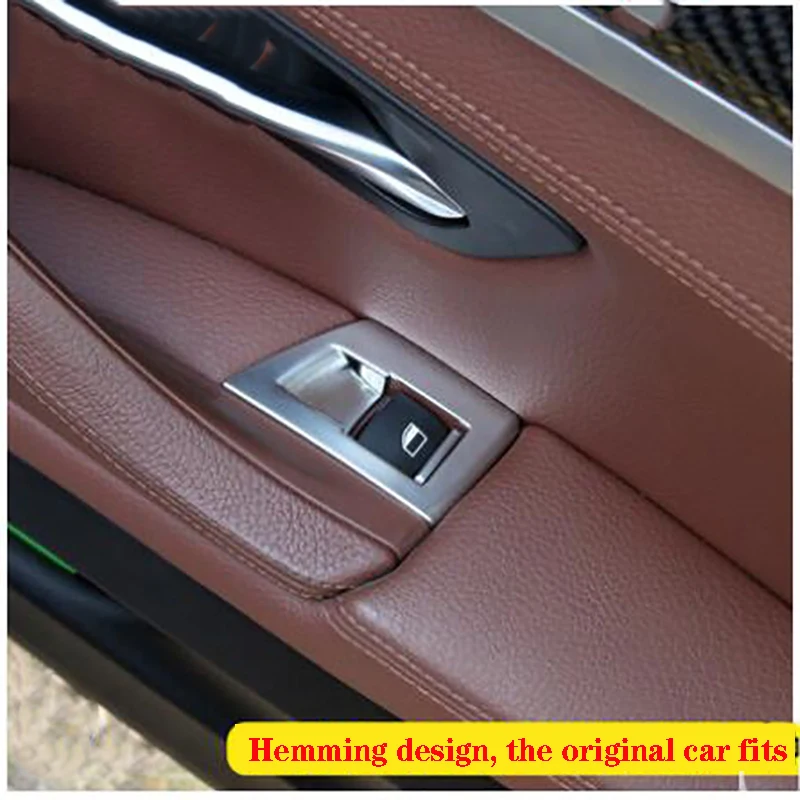 Button Panel Ornament For BMW 5 Series f10 520 525 2011-2017 Left Car Buttons Set of Silver Accessories | Автомобили и мотоциклы