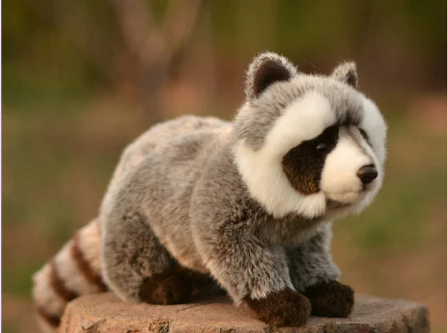 

Искусственная плюшевая игрушка енот около 28x17 см, мягкая кукла, детская игрушка, Рождественский подарок w2974