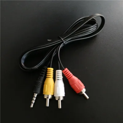 3 5 мм разъем на RCA штекер аудио конвертер видео AV динамик кабель|Кабели VGA| |
