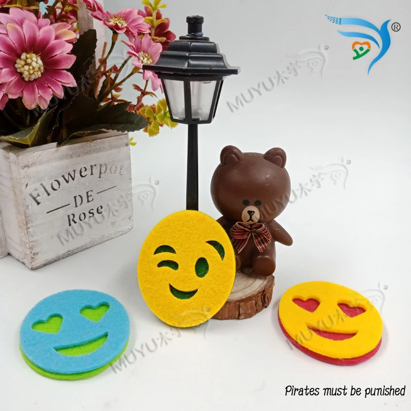 Smiley face muyu режущая высечка- новая деревянная форма режущие штампы для скрапбукинга MY197003