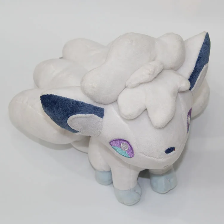 

20/25cm plush ice Vulpix cute white stuffed soft Animal Doll High Quality new lifelike Birthday Halloween christmas gift kid