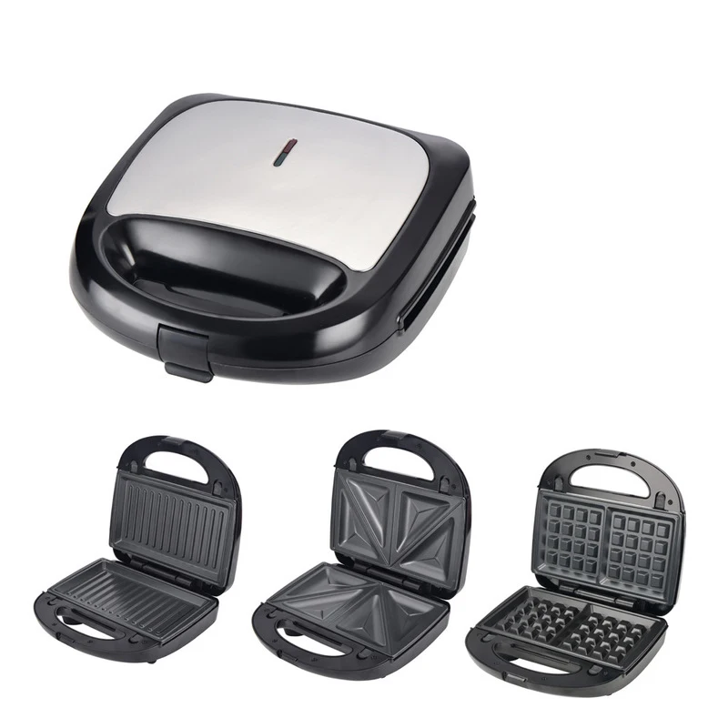 

3 In 1 Electric Waffles Maker Sandwich Maker Machine Bubble Egg Cake Oven Breakfast Waffle Machine Kitchen Appliances