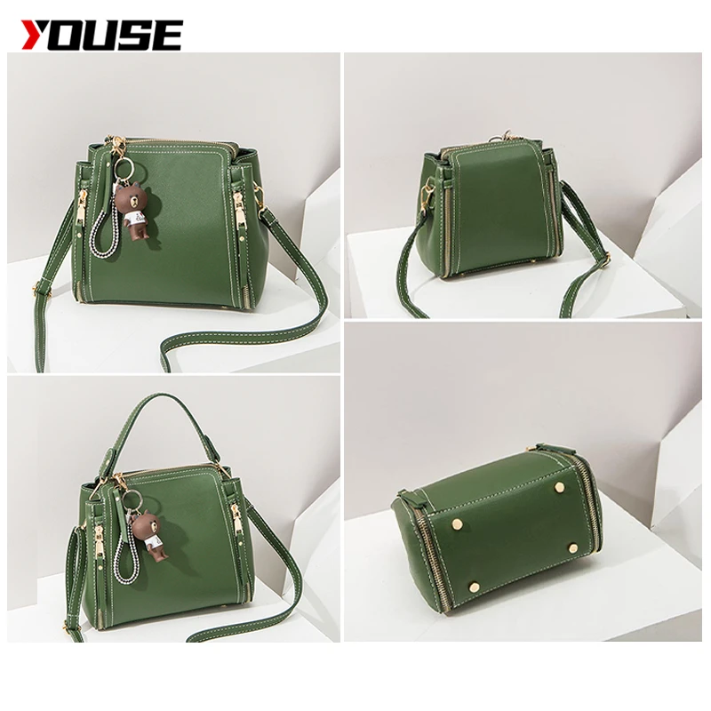 Женская сумка YOUSE 2020 дикая модная из искусственной кожи Диагональная Сумка
