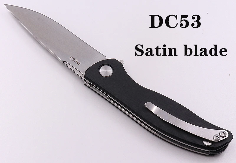 Bear 95 DC53 складной нож с подшипником для улицы G10 стальной выживания ножи кемпинга