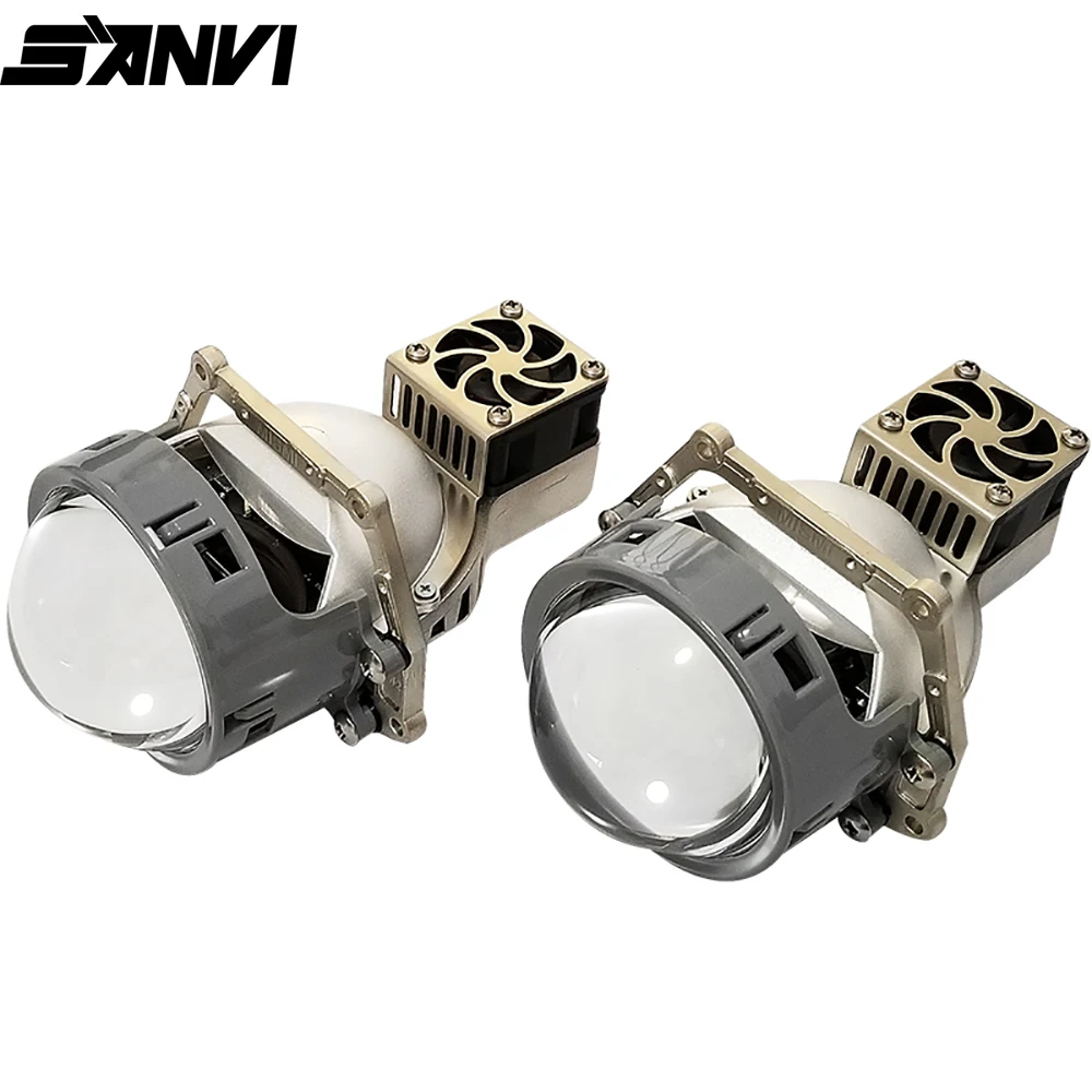 Sanvi M2 3 дюймовый Автомобильный Bi светодиодный прожектор фара 50 Вт 5500K