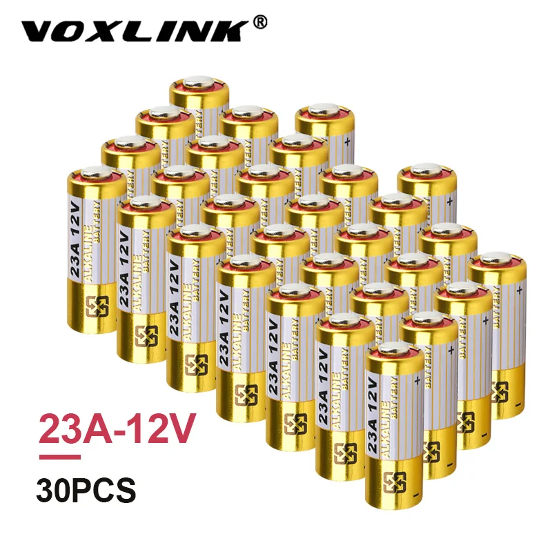 Батареи VOXLINK 30 шт. 23A 12 В для дверного звонка аварийный пульт дистанционного
