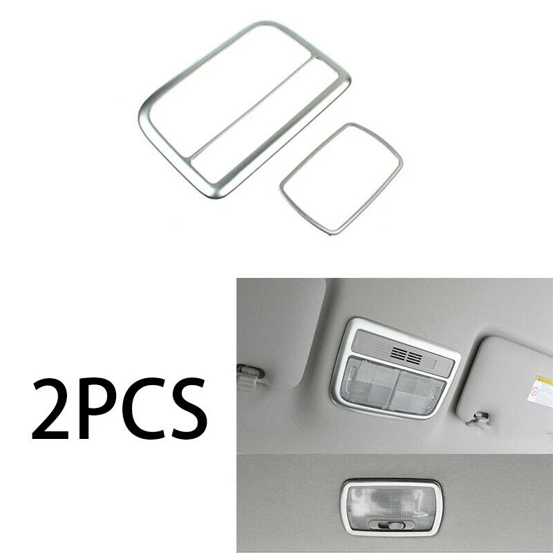 

Silver Front Rear Reading Light Cover Trim for Honda HR-V 2016- 2020