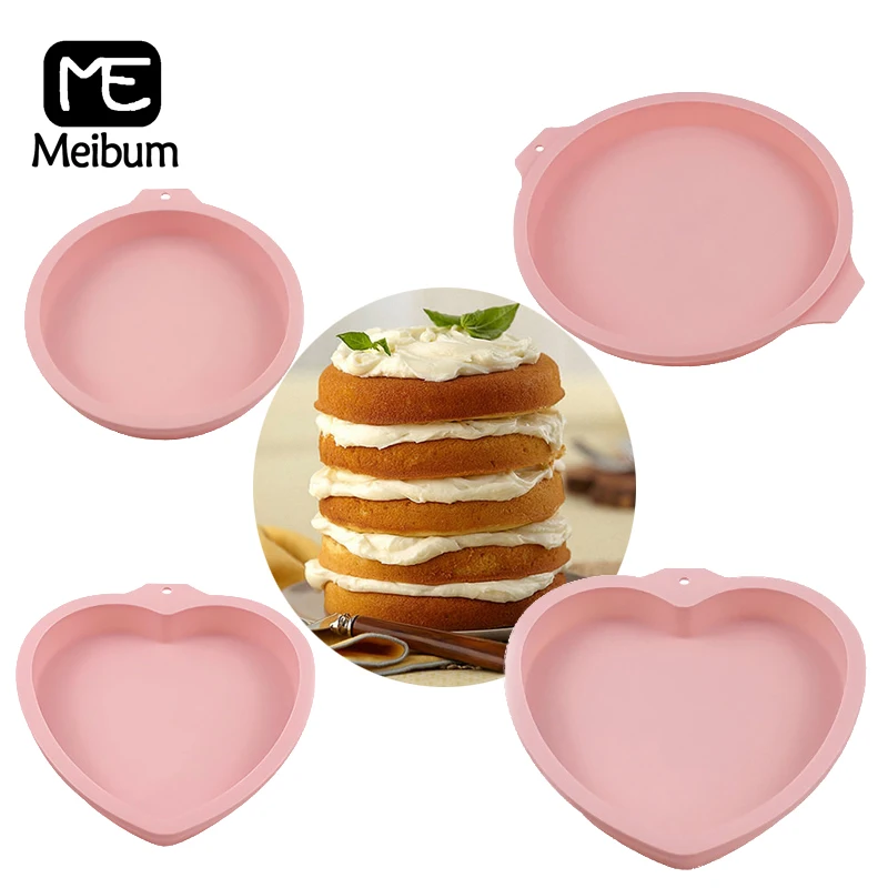 Meibum 6/8 дюйма силиконовые формы круглый многослойный Маффин оборудование для