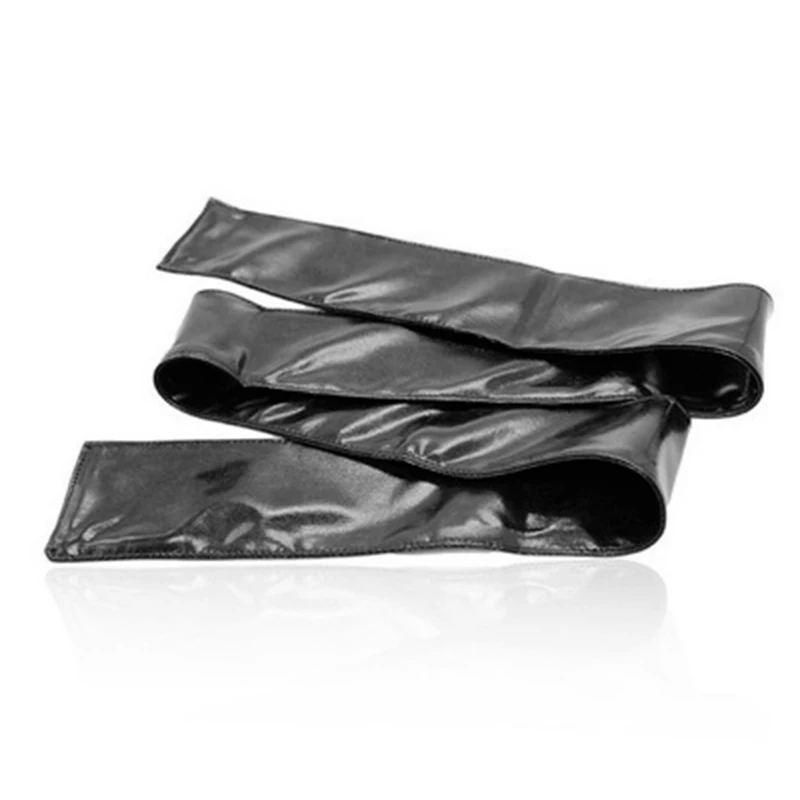 Связывающая мягкая из искусственной кожи пикантная маска на глаза Связывание