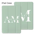 Чехол с именем на заказ для iPad Pro 11 2020 10,2 8th Generation Funda Air 4 Mini 5 7th 6th 5th Pro 12,9 10,5 Air 2 3, силиконовый чехол