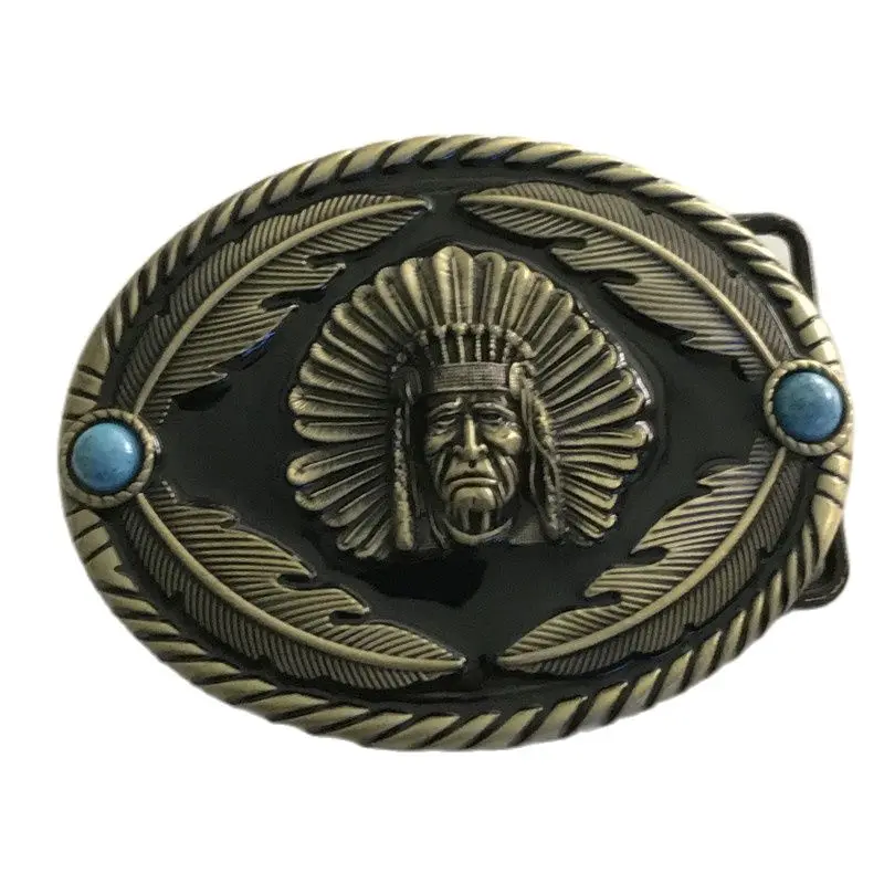 Розничная продажа новая бронзовая стандартная пряжка для ремня с овальным