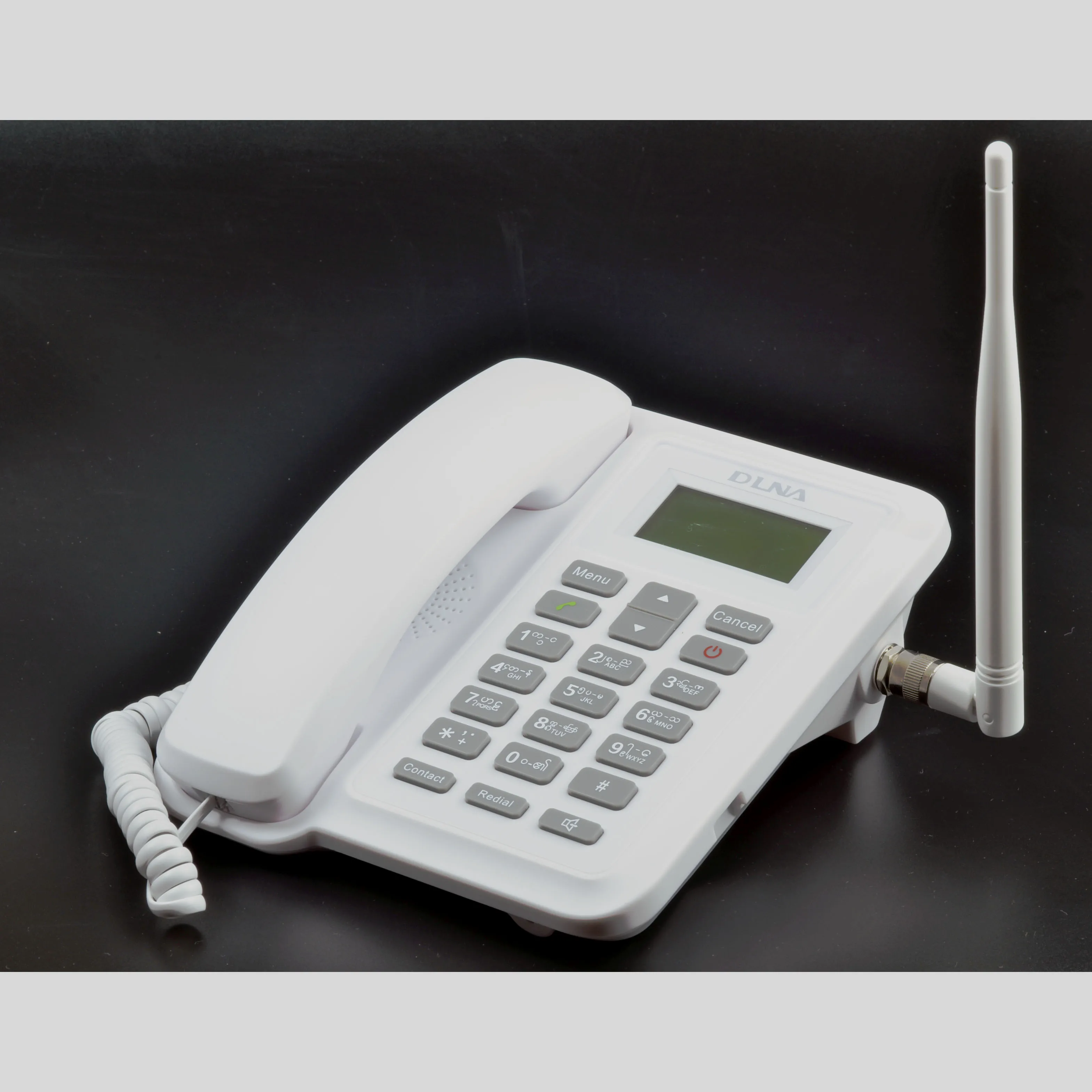 GSM 850/900/1800/1900 МГц фиксированный беспроводной телефон настольный на русском
