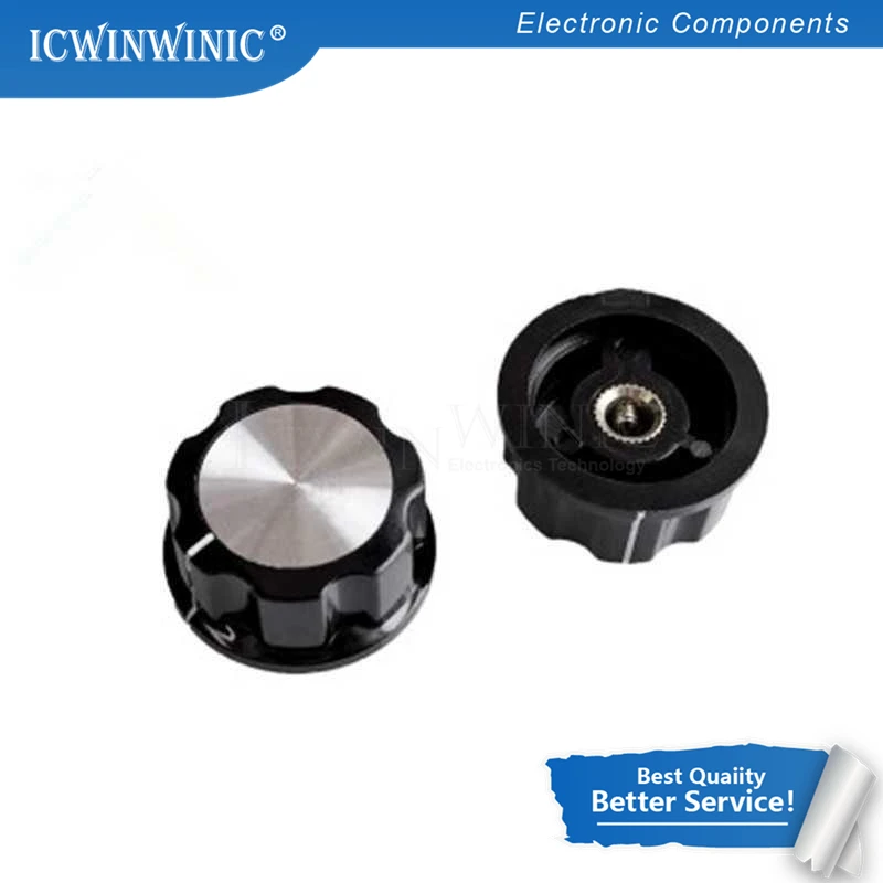 

Ручка потенциометра WH118 WX050, 5 шт., Hat MF-A04, бакелитовая ручка, медный сердечник, внутреннее отверстие 6 мм