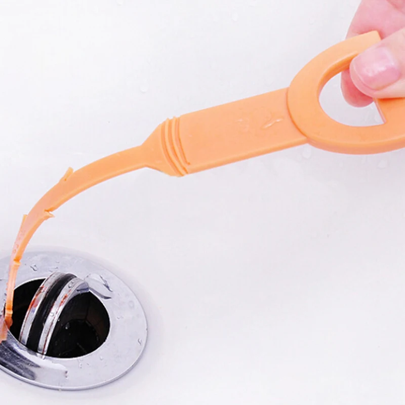 

Hair Removal Tool Drain Dredge Pipe Sewer Cleaner Hook For Bathroom Color Sink Kitchen Random F7F3