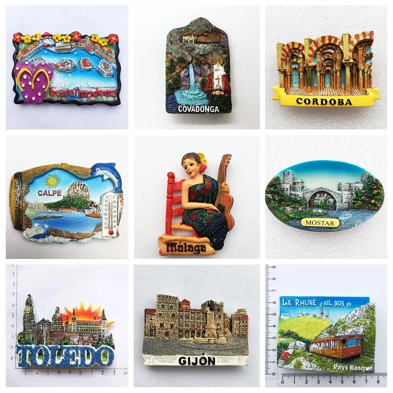 Настенная магнитная наклейка с изображением всемирного культурного наследия 3D