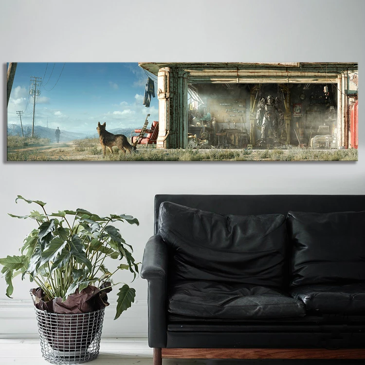 1 шт. Фантастическое искусство для игр сцена пейзаж постер Картина на холсте