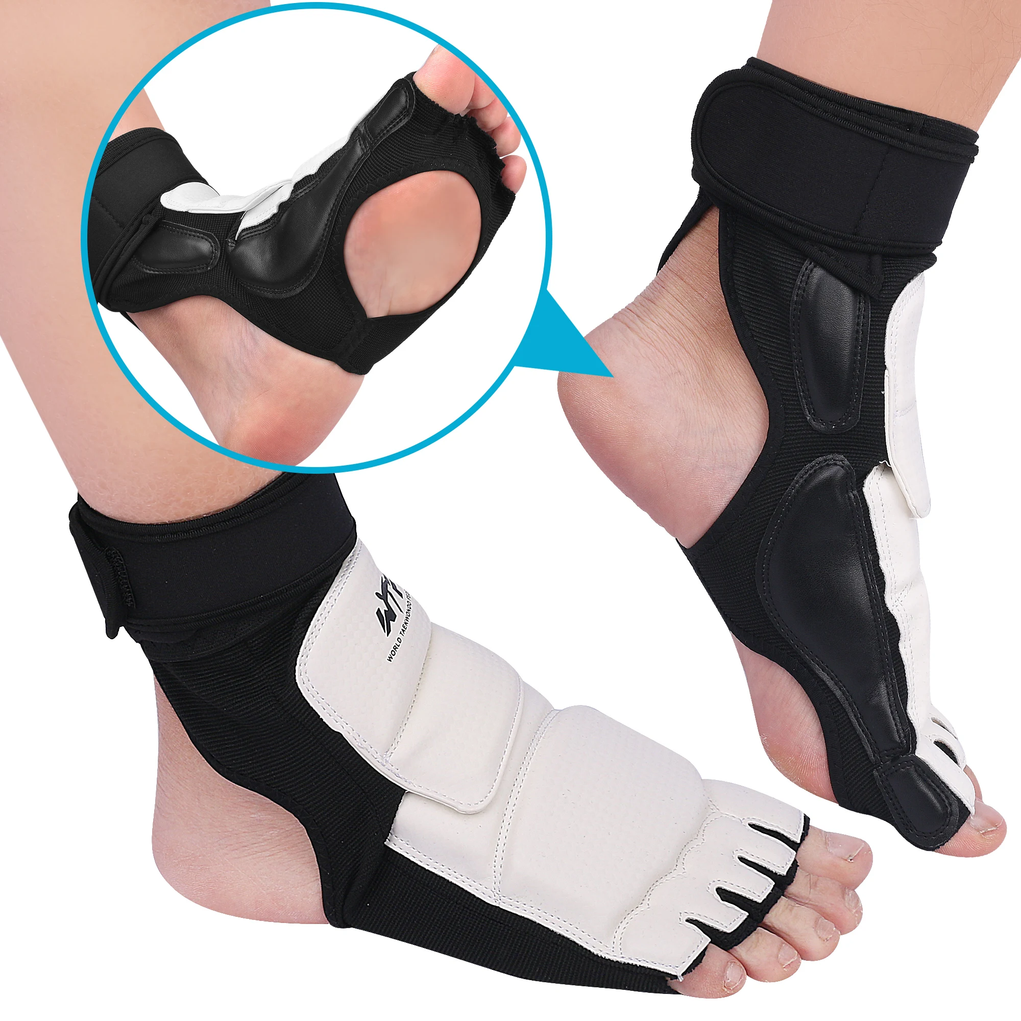 Taekwondo Foot Protector Fighting Foot Guard Kickboxing Boot WTF hand gloves Approved Ankle Brace Protection Support