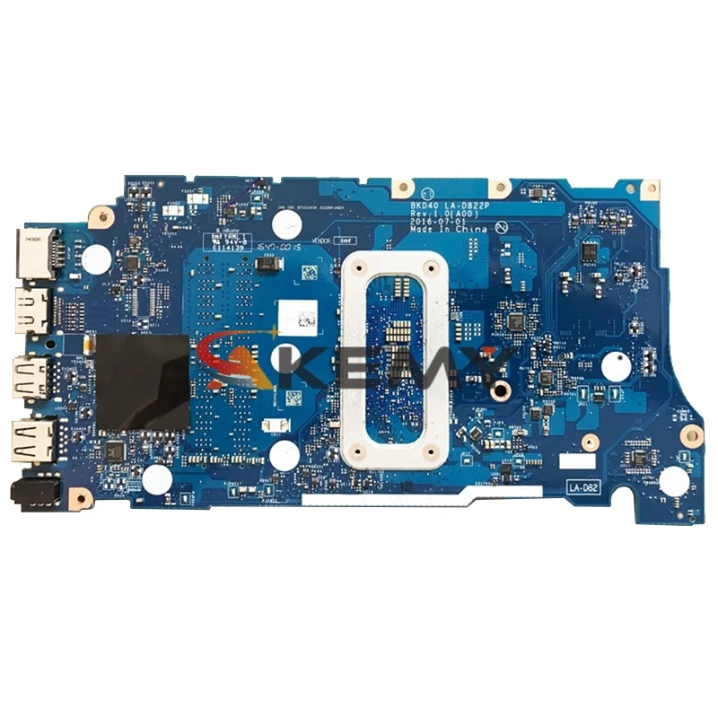 

For DELL Vostro 5468 5568 Laptop Motherboard SR2ZU I5-7200U CPU DDR4 BKD40 LA-D822P CN-0T09P5 0T09P5 CN-06NY5G