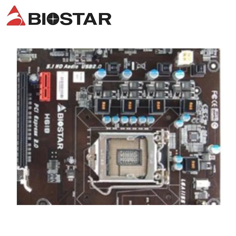 Материнская плата H61 H81 B250 ETH BTC PRO 6GPU 6PCIE для BIOSTAR H61B LGA 1155 i7 i5 i3 DDR3 PCI-E 3 0 | Компьютеры и