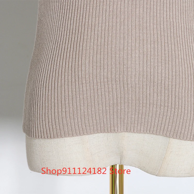 

Korean Minority Style Sleeveless Neck Style Women's T-Shirt 2021 Autumn New Slim Solid Color Versatile Top