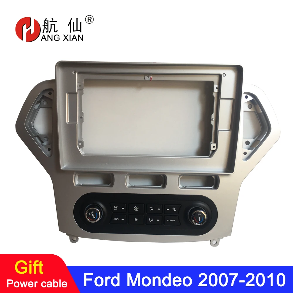 Автомобильный радиоприемник HANGXIAN 2Din рамка для Ford Mondeo 2007 2010 AT панель DVD плеера