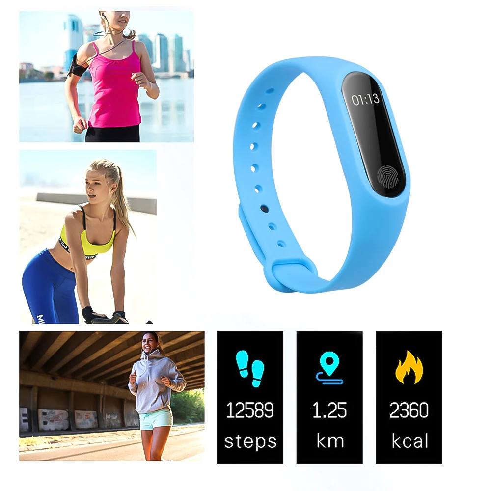 Фитнес браслет Kebidu Sport M2 Band Bluetooth пульсометр трекер умный Браслет для телефонов IOS