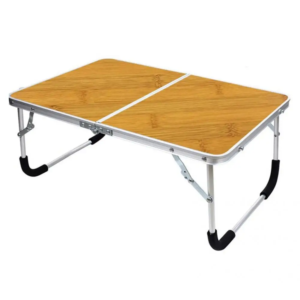 

Aluminum Alloy Useful Lightweight Laptop Desk Compact Folding Table Strong for Hiking