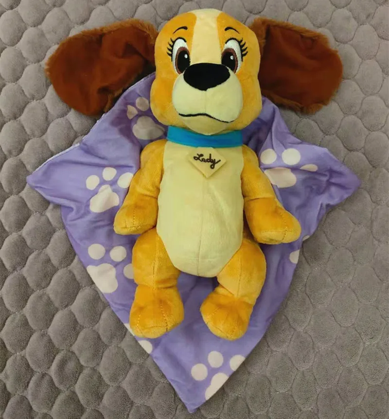 Новинка 2020 оригинальная плюшевая игрушка Disney Lady Dog мягкие куклы 10 дюймов милый