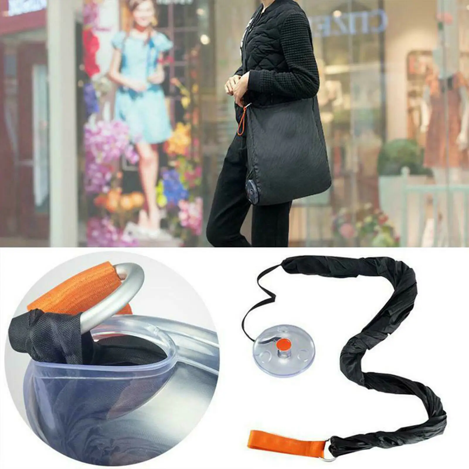 

5PCS Super Portable Folding Ttelescopic Storage Bag Multifunctional High Quality Small Disc Supermarket Shopping Bag