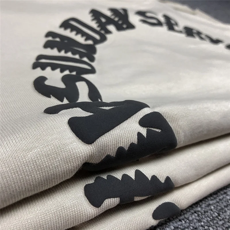 Футболка Kanye с надписью Trust God для мужчин и женщин Топ высокого качества в масштабе