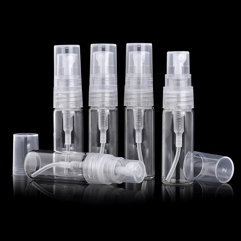

2ml 3ml 5ml 10ml Mini Spray Bottle Empty Glass Bottle Refillable Perfume Atomizer For Travel 1000pcs/lot