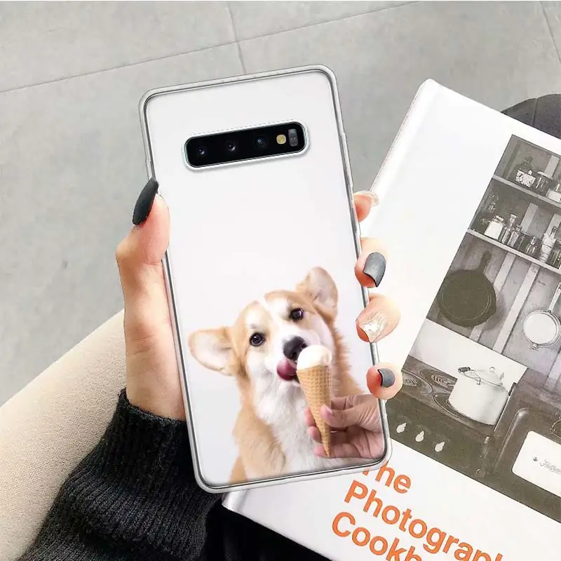Милый чехол Corgi Dog для Samsung Galaxy A50 A70 A40 A30 A20E A10S Note 20 Ultra 10 Lite 9 8 A6 A7 A8 A9 Plus | Мобильные
