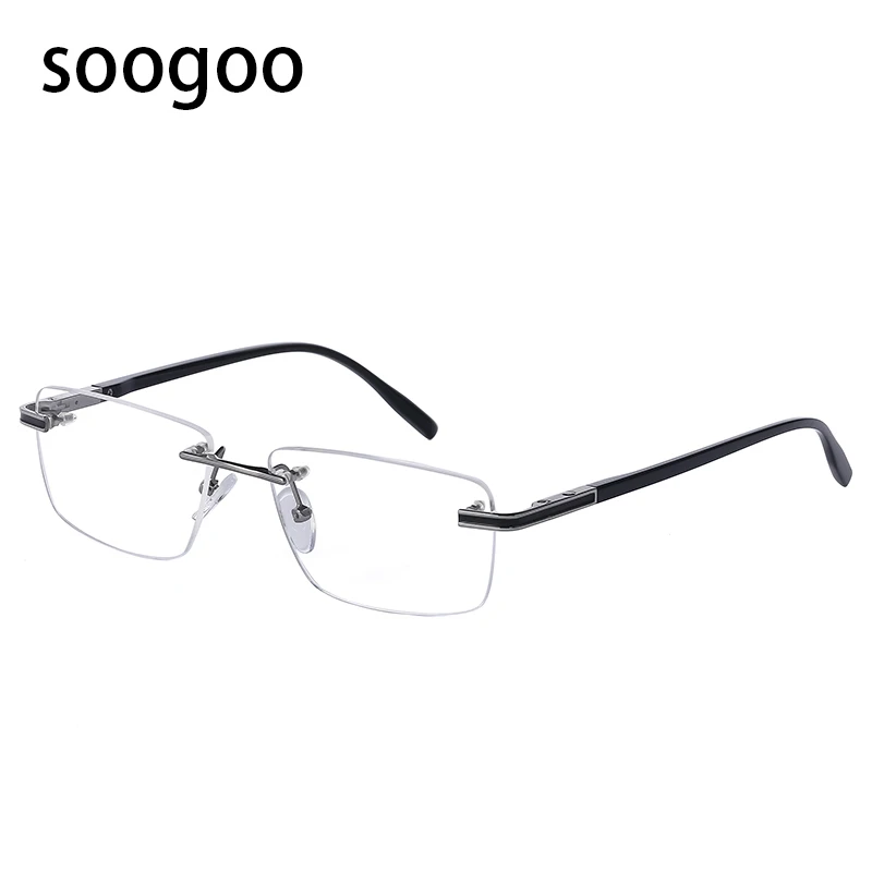 

Fashion Rimless Eyeglasses Frames For Men Women Unisex Optical Flat Mirrors Can Be Customized With High-Quality Optical Mirrors