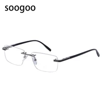 fashion rimless eyeglasses frames for men women unisex optical flat mirrors can be customized with high quality optical mirrors