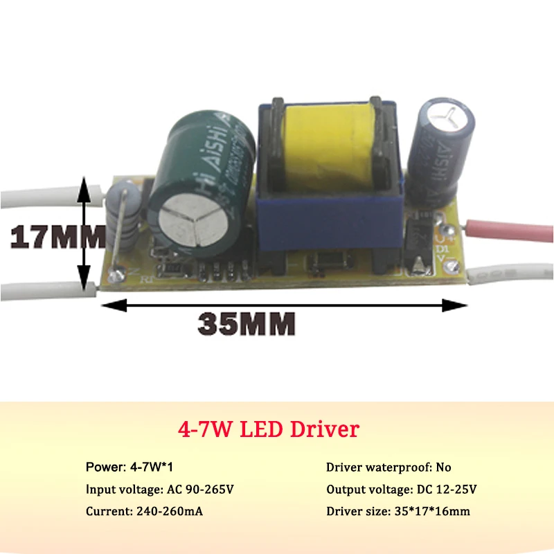 Usb кабель, 1 шт-1-36 Вт Светодиодный драйвер Вход AC 85-265V освещение трансформатор постоянного тока Питание адаптер для Светодиодный ламп/прожектор