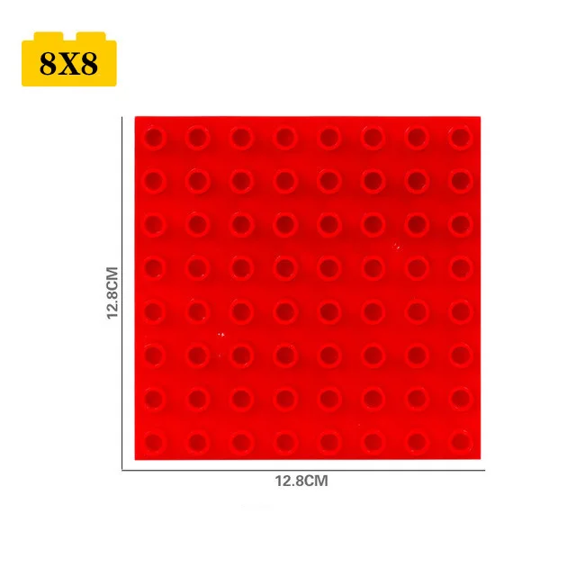Большая частица Diy строительное основание для блоков Совместимо с Duploed Baseplate кирпичи аксессуары игрушки для детей подарок для детей - Цвет: LXF-R509-1