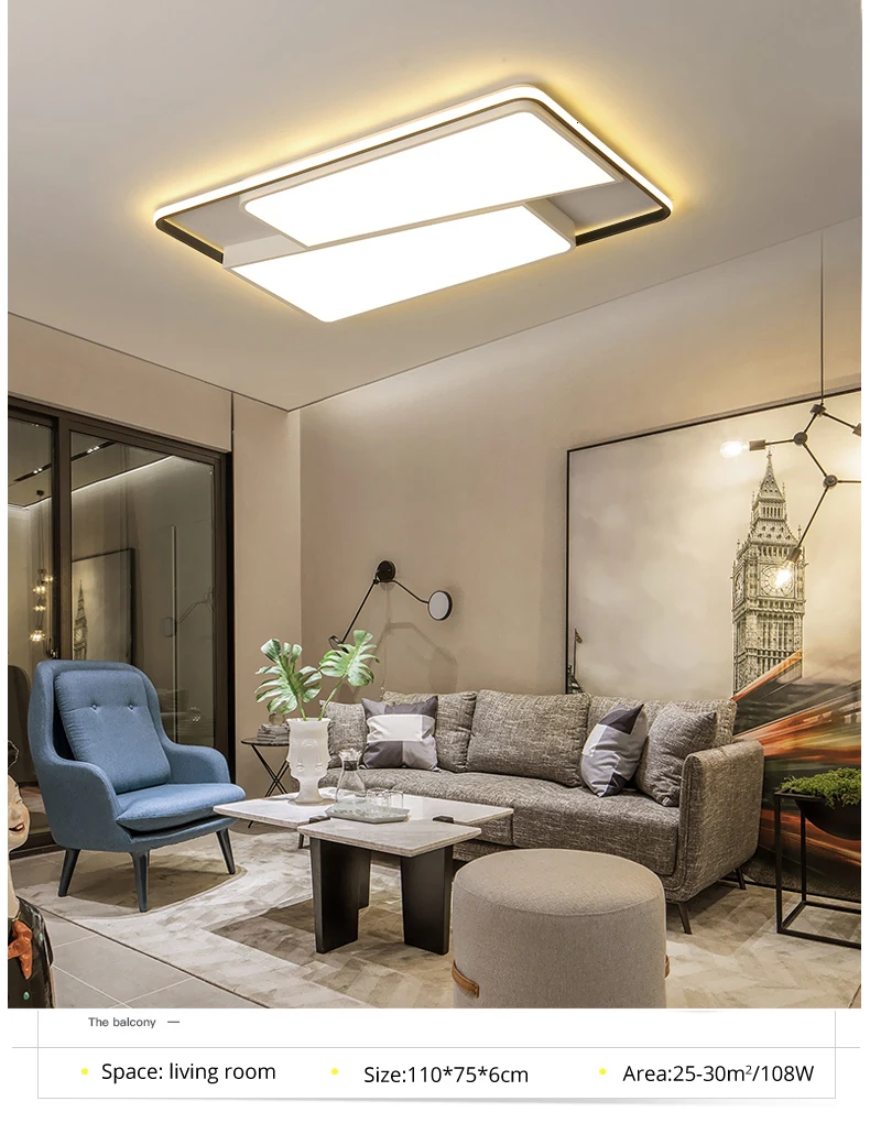 Потолочный светильник для гостиной, лампа для спальни, теплый романтический простой современный домашний креативный светильник, индивидуальное освещение