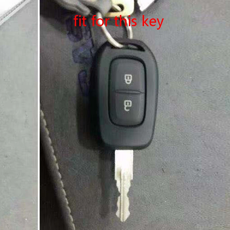 Кожаный чехол для ключа автомобиля ключей Renault K ZE 2019 Trafic Kwid Symbol Dacia Sandero Logan Duster 2016