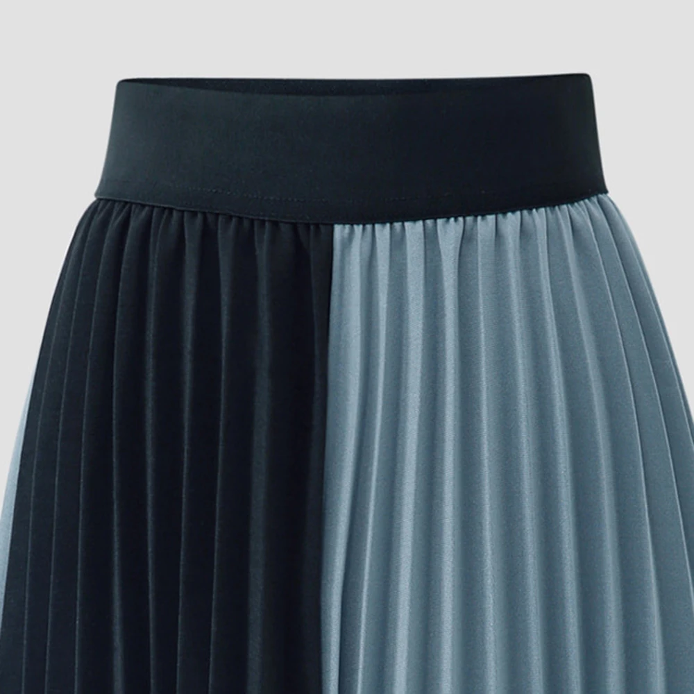 Модная элегантная женская юбка трапециевидной формы с высокой талией