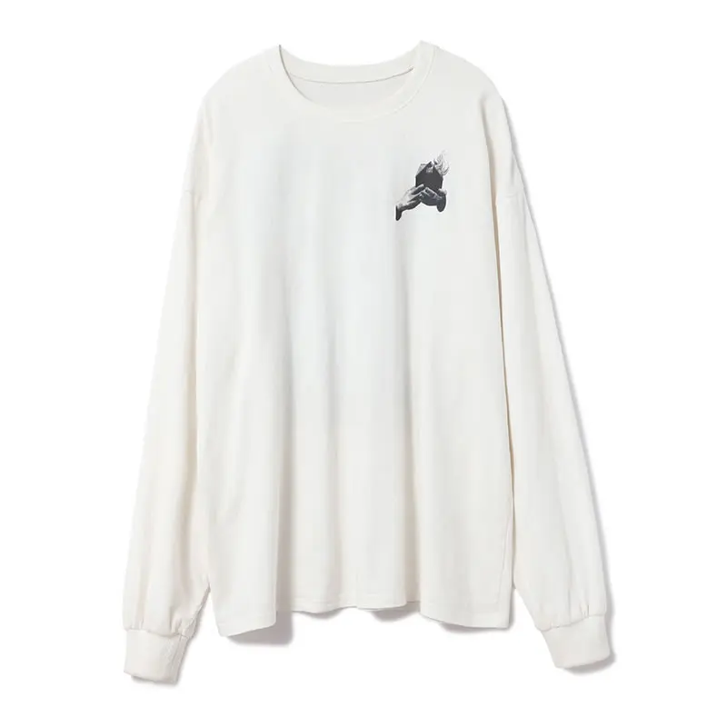 

XITAO Print Pattern Sweatshirt Fashion Women Pleated Goddess Fan Casual Style Loose 2021 Summer Goddess Fan Sweatshirt LDD1201