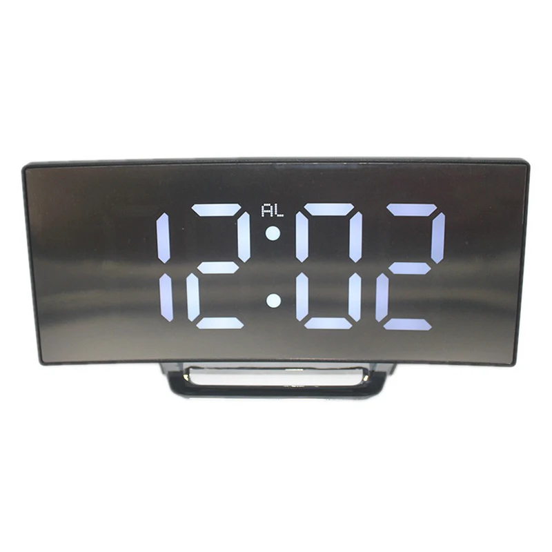 

Display Alarm Clock Mirror Snooze Bedroom Decoration Electronic Noiseless