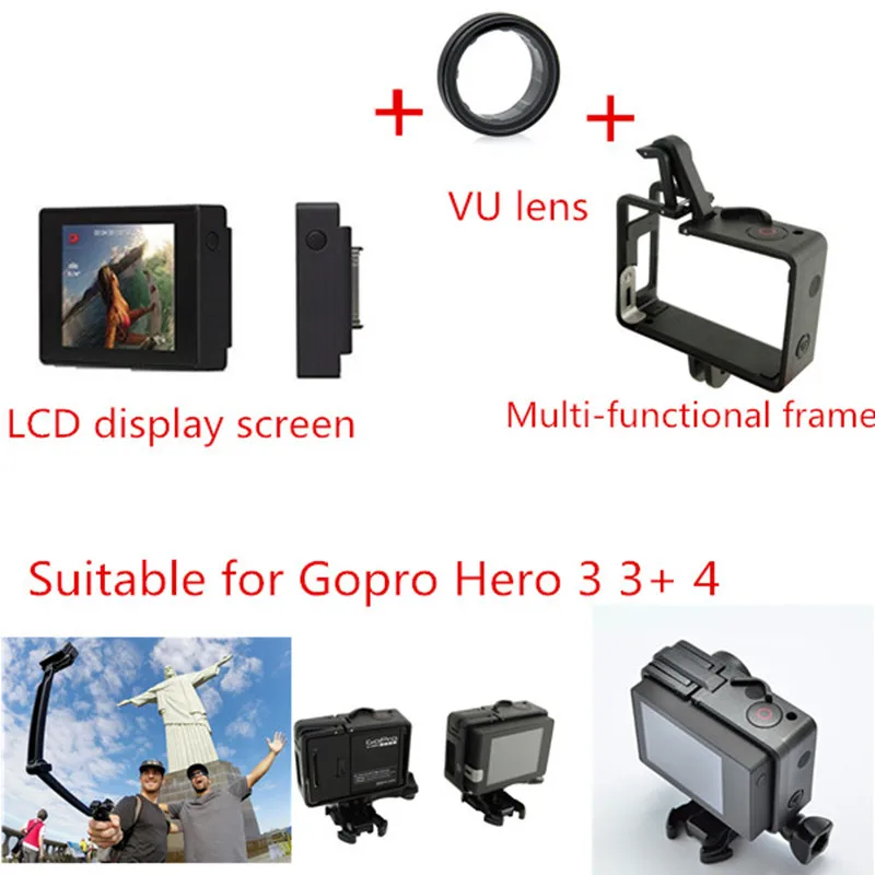 Suptig крепление для ЖК дисплея + многофункциональное рамки УФ защитный объектив