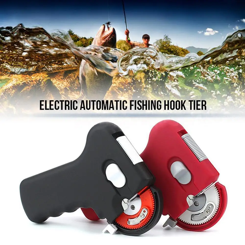 Portable Electric Automatic Fishing Hook Tier Machine Accessories Tie Fast Hooks Line Tying Device | Спорт и развлечения