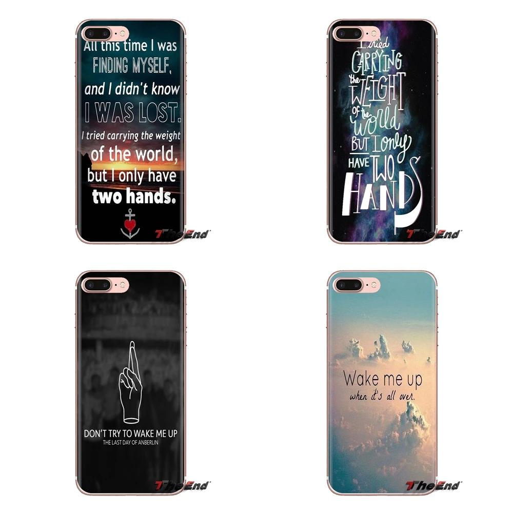 Чехлы для телефонов Avicii Wake Me Up с цитатами iPhone XS Max XR X 4 4S 5 5S 5C SE 6 6S 7 8 Plus Samsung Galaxy J1 J3 J5