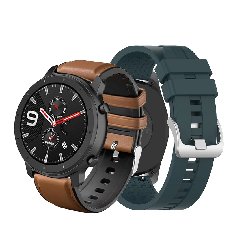 

Ремешок сменный силиконовый для наручных часов HUAWEI WATCH GT 2 46 мм/GT Active 46 мм/HONOR Magic, 22 мм