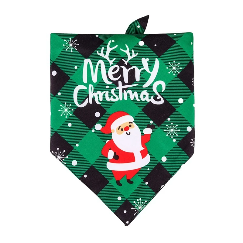Christmas Dogs Bib Saliva Towel Pet Collar Scarf for Cat Pets Xmas Decor | Дом и сад