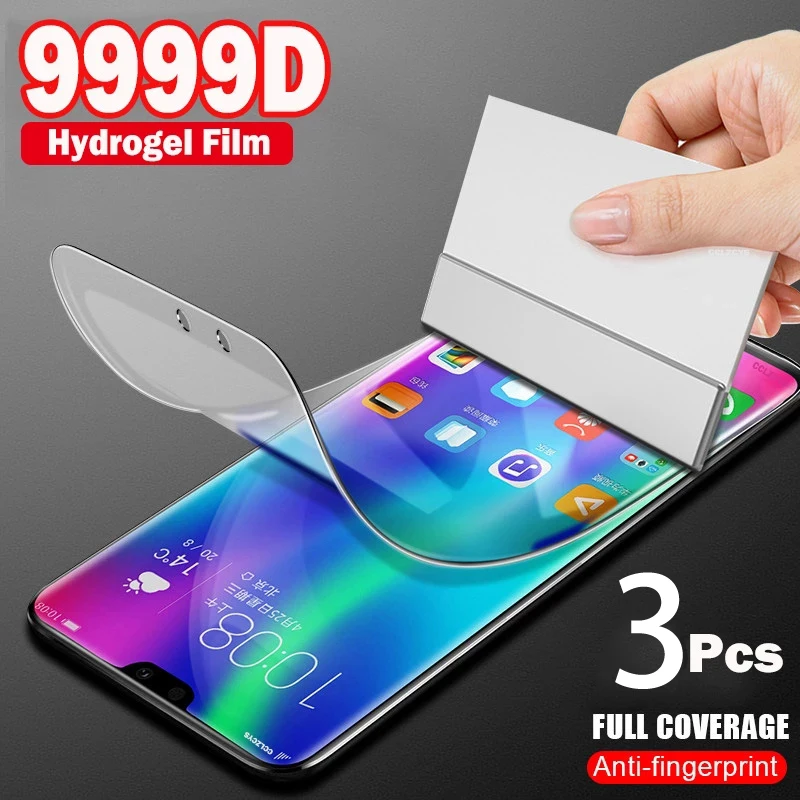 

For Samsung Galaxy A03S A02S A11 A02 A21 A21S Note 8 9 10 S10 S10E S8 S9 Plus Lite Explosion Proof Anti Scratch HD Hydrogel Film
