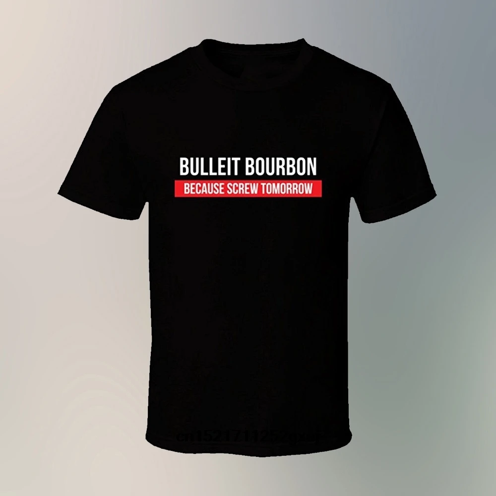 Мужская футболка с акулой бурбон потому что винт завтра крутые вечерние футболки