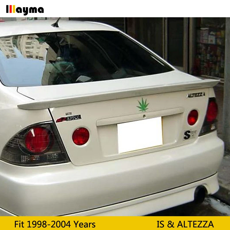 TRD Стиль волоконное стекло задний багажник губа для Toyota Altezza AS200 AS300 RS200 1998 2004 FRP